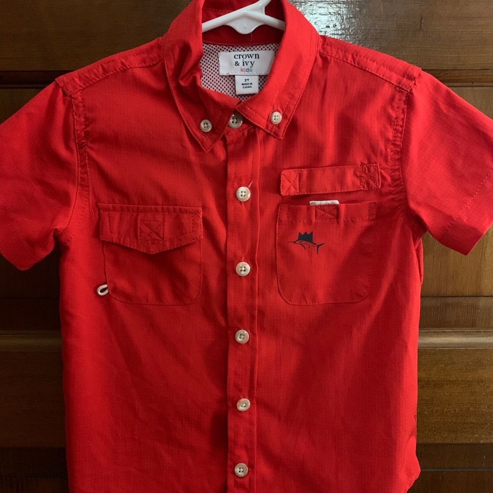 Toddler Crown & Ivy Fishing Shirt